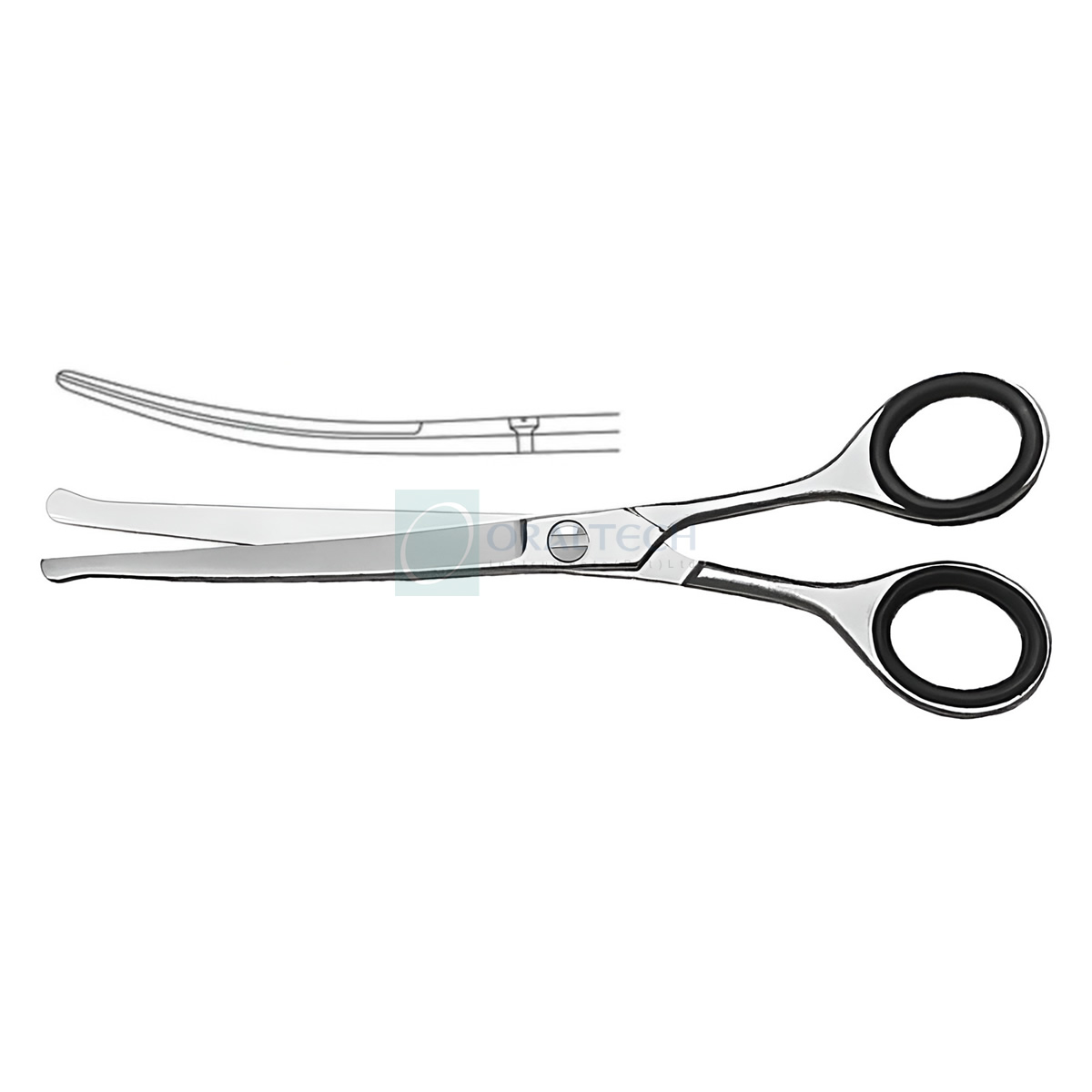 Curved Probe Scissors